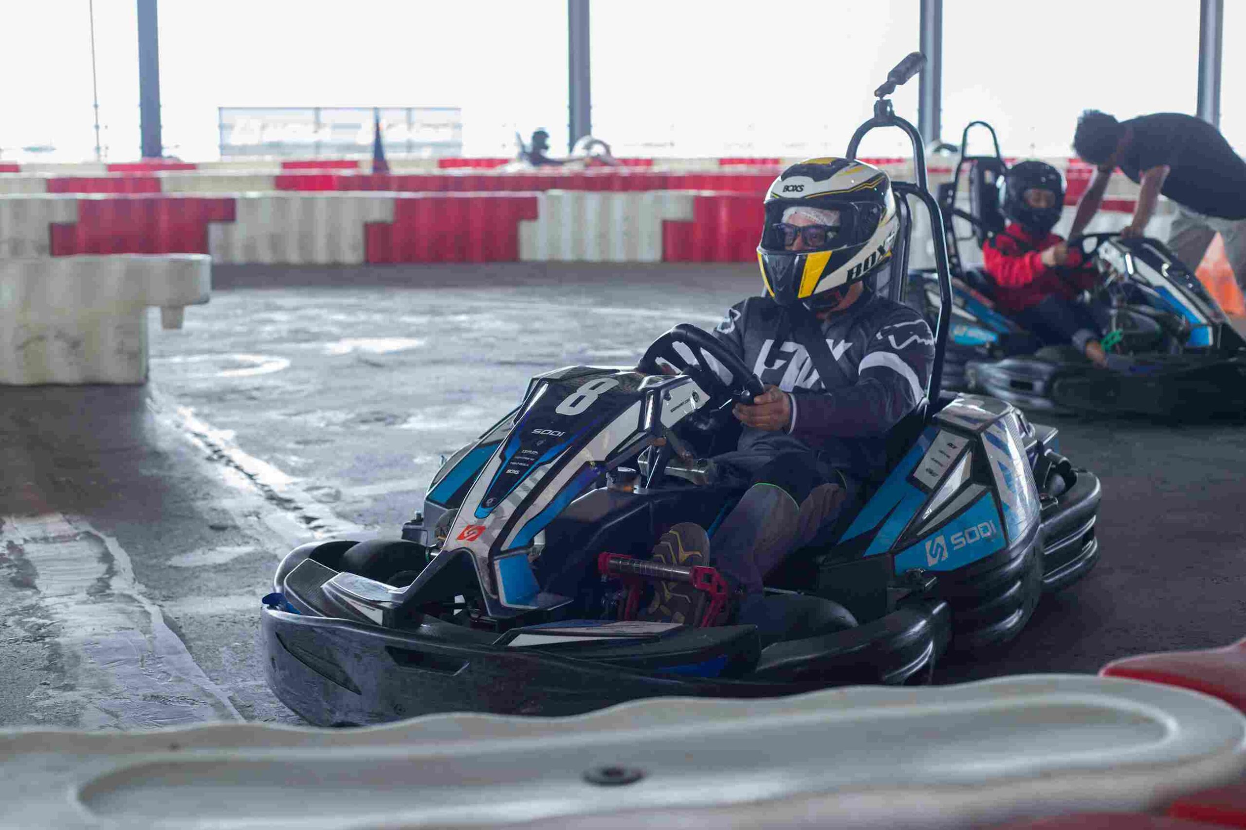 Go karting in nepal at wonderland